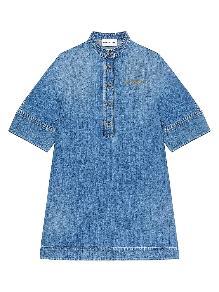 Shirt Dress Washed Denim