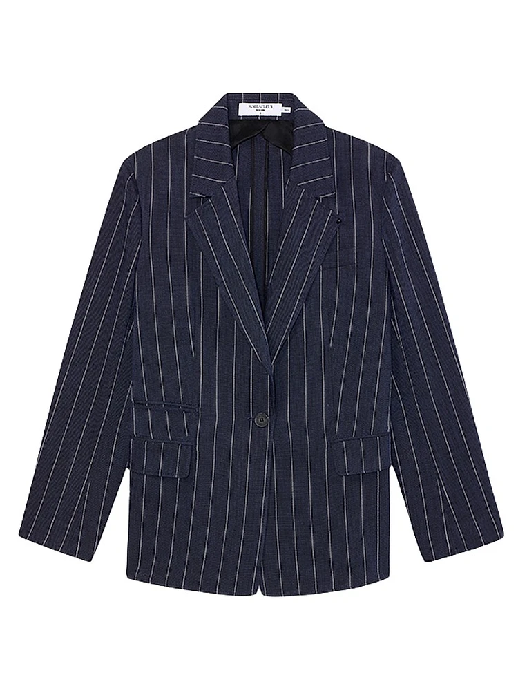 Teddy Jacket Striped Porto Weave