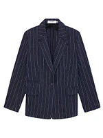 Teddy Jacket Striped Porto Weave