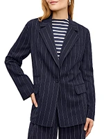 Teddy Jacket Striped Porto Weave