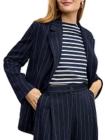 Teddy Jacket Striped Porto Weave