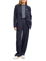 Teddy Jacket Striped Porto Weave