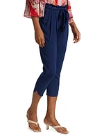 Allyn Silk-Blend Pants