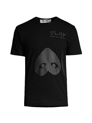 Two Hearts Print Graphic Tee