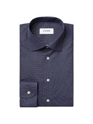 Slim-Fit Signature Polka Dot Dress Shirt