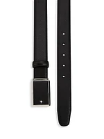 Slim Cut-to-Size Leather Belt