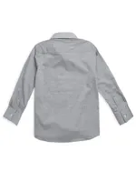 Little Boy's & Pindot Casual Cotton Button-Down Shirt