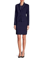 Sleeveless Double-Face Wool Dress