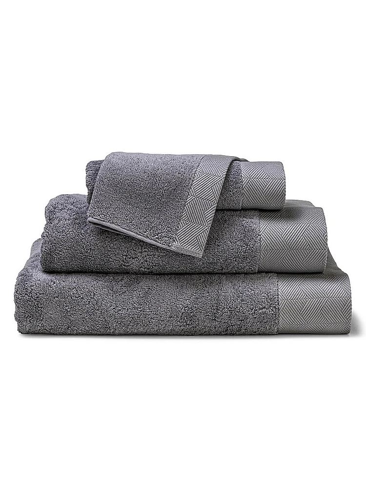 Diamond Bordo Bath Towel