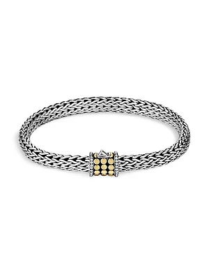 Dot Deco 18K Gold & Sterling Silver Bracelet