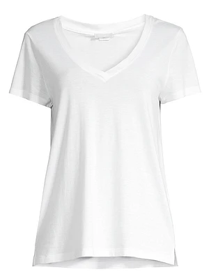 Sleep and Lounge Short Sleeve Knit Top