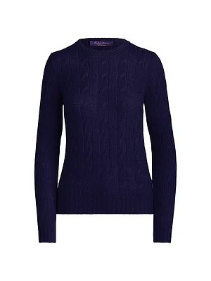 Cable Knit Cashmere Sweater
