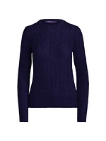 Cable Knit Cashmere Sweater