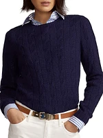 Cable Knit Cashmere Sweater