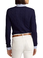 Cable Knit Cashmere Sweater