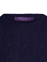 Cable Knit Cashmere Sweater