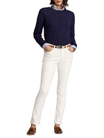 Cable Knit Cashmere Sweater