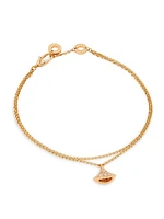 Divas' Dream 18K Rose Gold & Diamond Pendant Double-Strand Bracelet