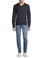 Polka Dot Wool Sweater