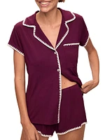 Frida 2-Piece Whip Stitch Pajama Set
