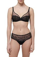 Delice Sheer Plunge Bra