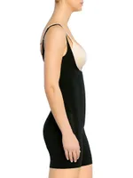 Oncore Open Bust Mid-Thigh Bodysuit