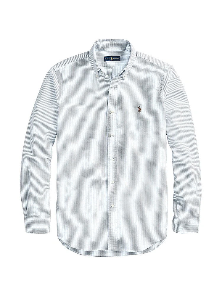Striped Classic-Fit Oxford Shirt