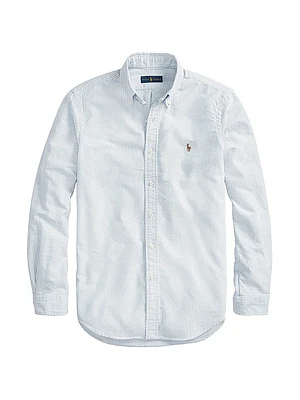 Striped Classic-Fit Oxford Shirt