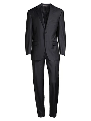 Wool Two-Button Suit