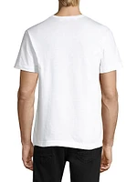 Half Polka Dot Graphic Tee
