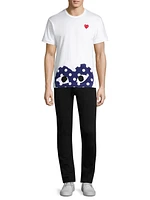 Half Polka Dot Graphic Tee