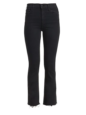 The Hustler High-Rise Ankle Fray Jeans