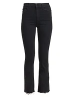 The Hustler High-Rise Ankle Fray Jeans