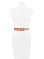 Logo Leather Belt