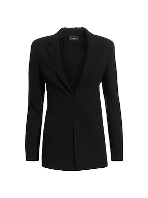 Odette Notch Lapel Wool Blazer