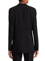 Odette Notch Lapel Wool Blazer