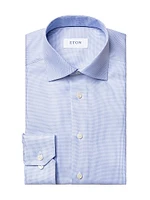 Contemporary-Fit Houndstooth Dress Shirt