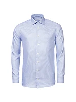 Contemporary-Fit Houndstooth Dress Shirt