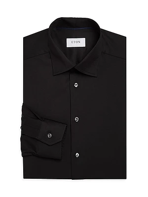 Contemporary-Fit Twill Dress Shirt