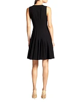 Double-Face Flare Dress