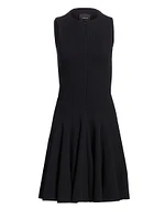 Double-Face Flare Dress