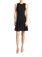 Double-Face Flare Dress