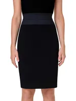 Essentials High-Waist Pencil Skirt