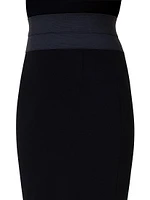 Essentials High-Waist Pencil Skirt