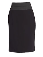 Essentials High-Waist Pencil Skirt