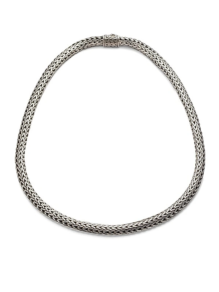 Classic Chain Sterling Silver Small Necklace