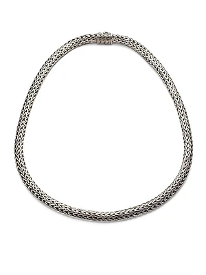 Classic Chain Sterling Silver Small Necklace