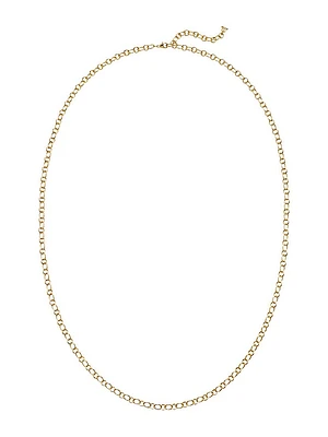 Florence86 18K Yellow Gold Ribbon Necklace Chain