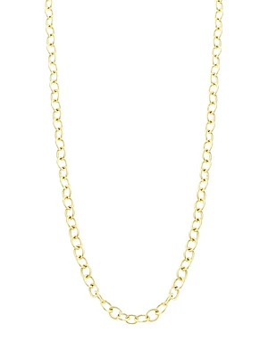 Florence86 18K Yellow Gold Round-Link Long Chain
