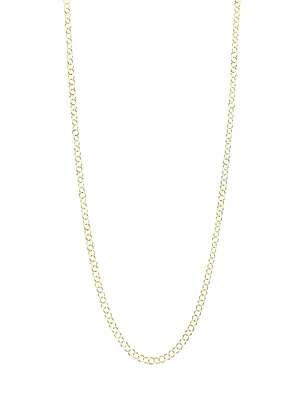 Florence86 18K Yellow Gold Fine Round Chain
